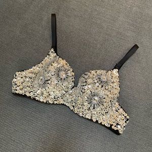 Sequin Bra